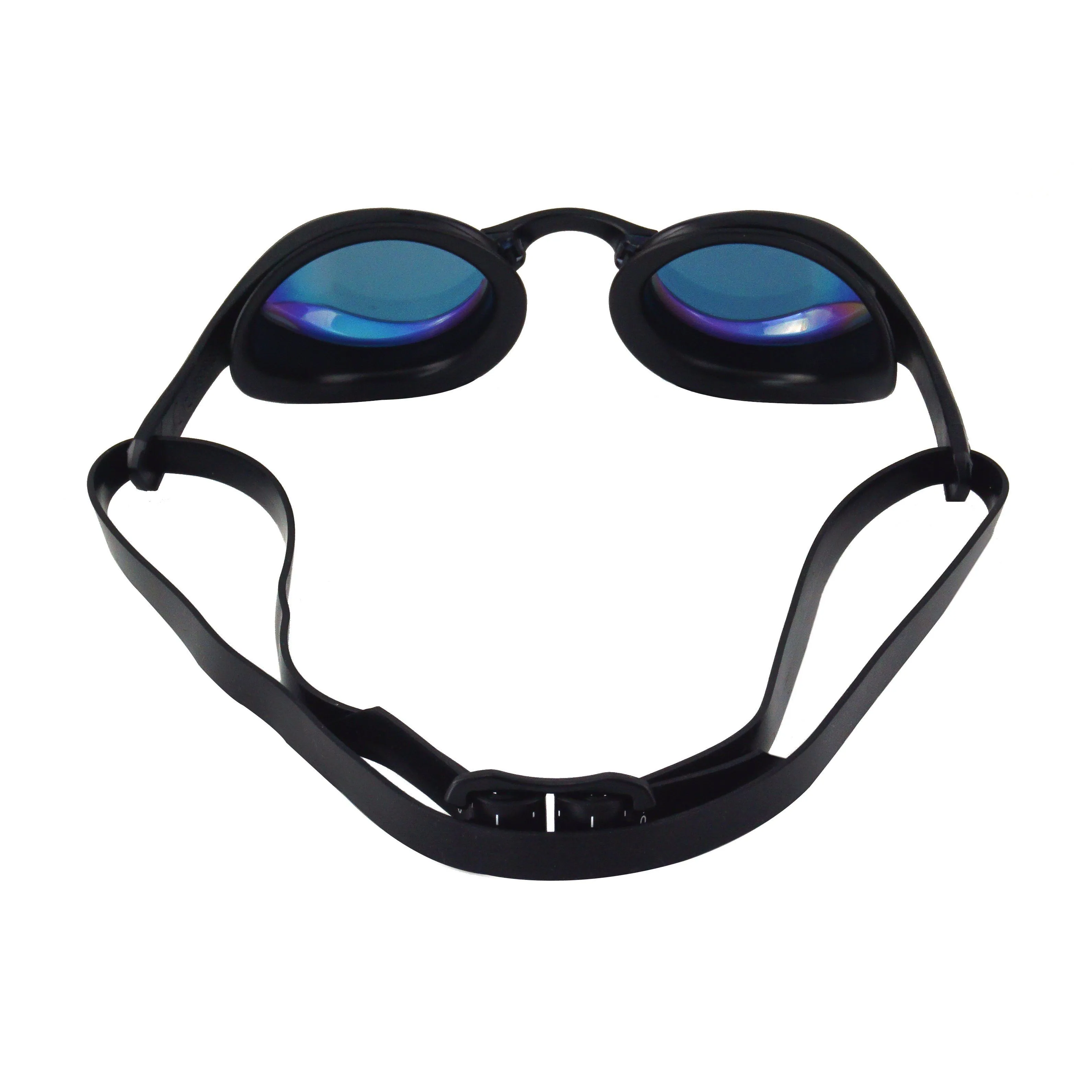 New Wave Swim Goggles - Fusion 2.0 (Bonfire = Revo Lens in Black Frames)