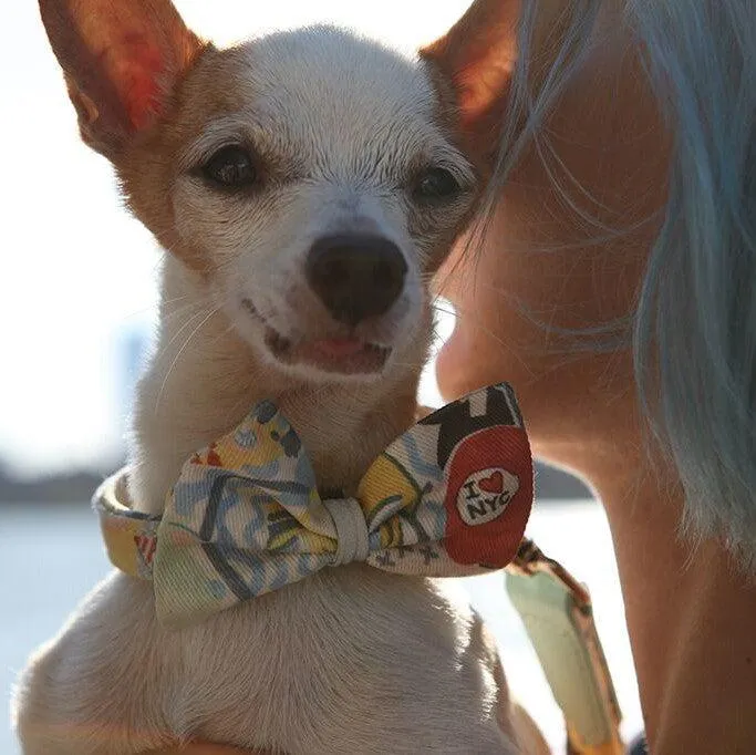 New York! New York! Dog Bow Tie