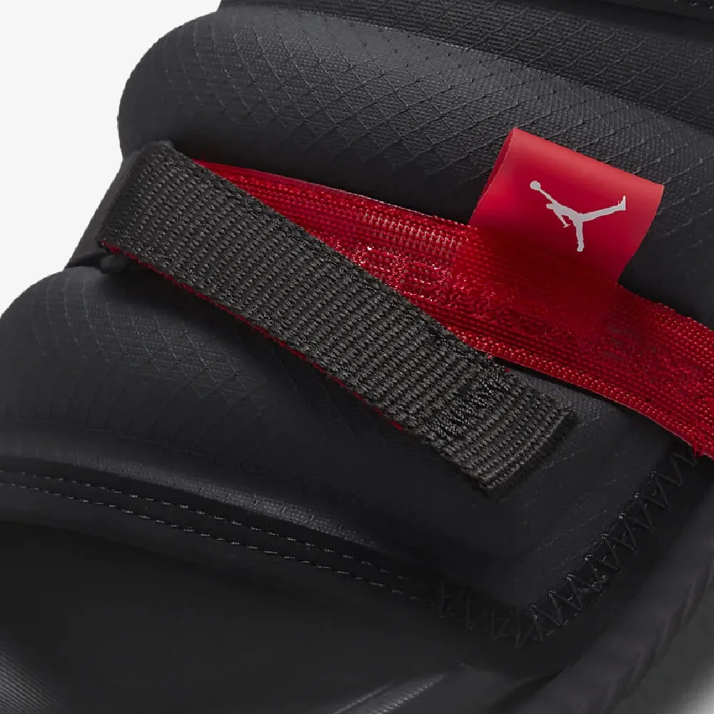 Nike Air Jordan Super Play Slides, black/red