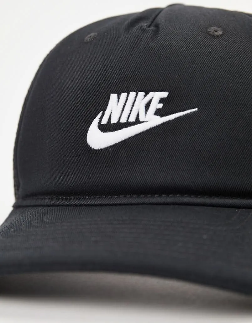 Nike SB Futura Rise Trucker Cap - Black/Black/White