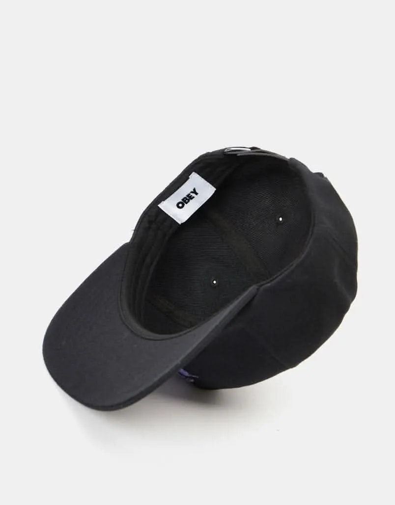 Obey Lamb 6 Panel Classic Snapback Cap - Black