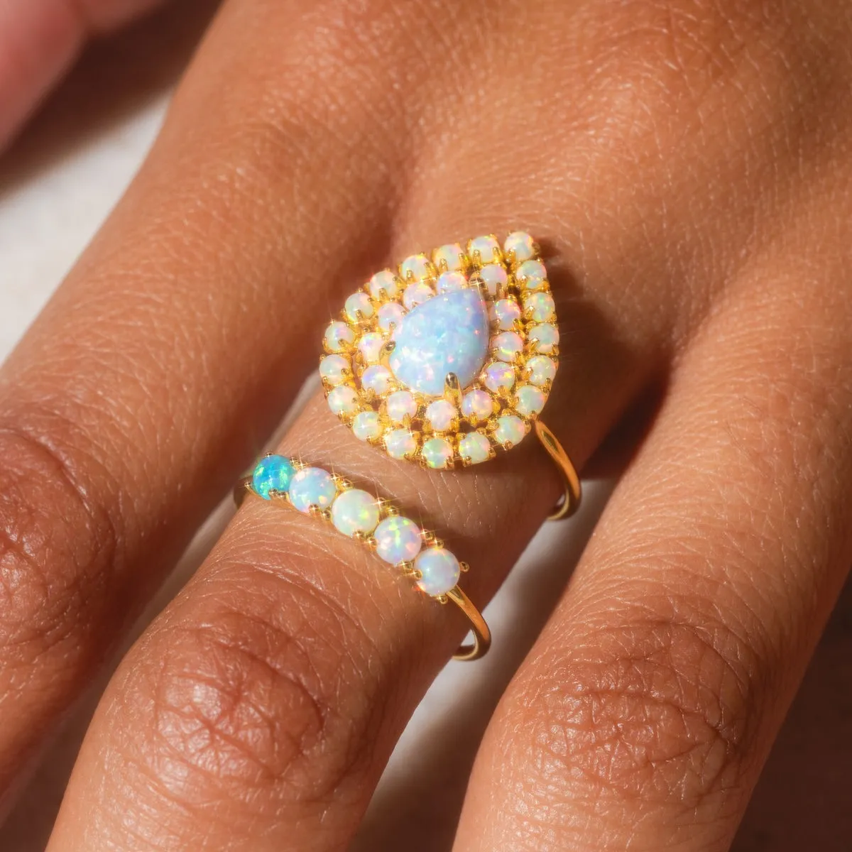 Opal Ombre Quinn Ring