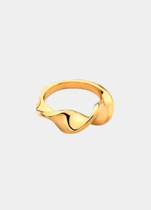 Ring | Hailey | Twisted | 18K Gold Plated