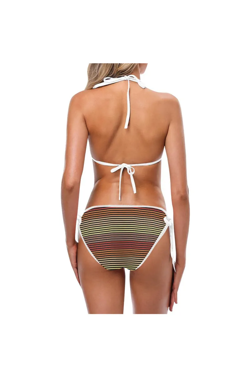 Spectral Lines Custom Bikini Swimsuit (Model S01)