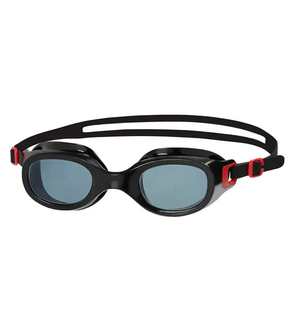 Speedo Unisex Adult Futura Classic Smoke - Lens Swim Goggles - Red & Smoke - DOD