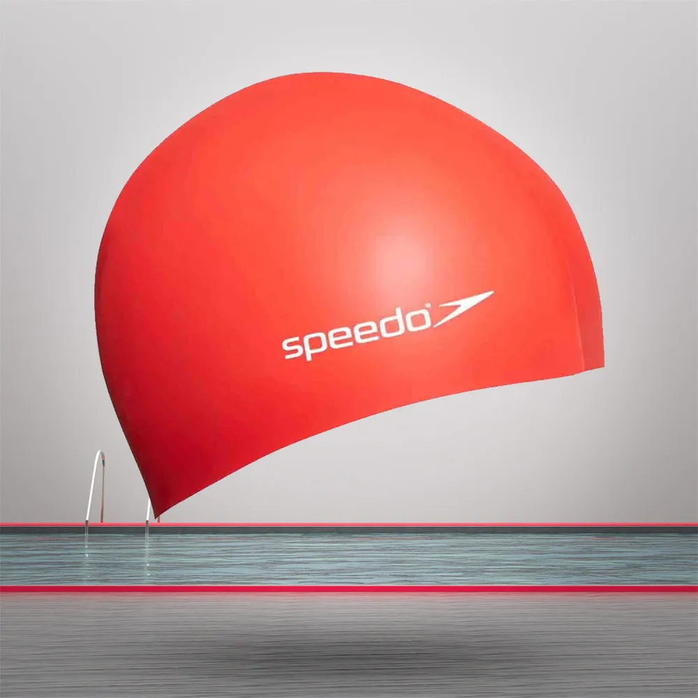 Speedo Unisex Junior Flat Swim Caps (Multi Color)