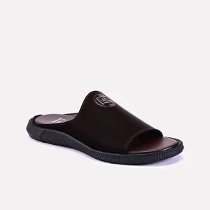 Tristan Brown Fancy Velvet Slides 0150889