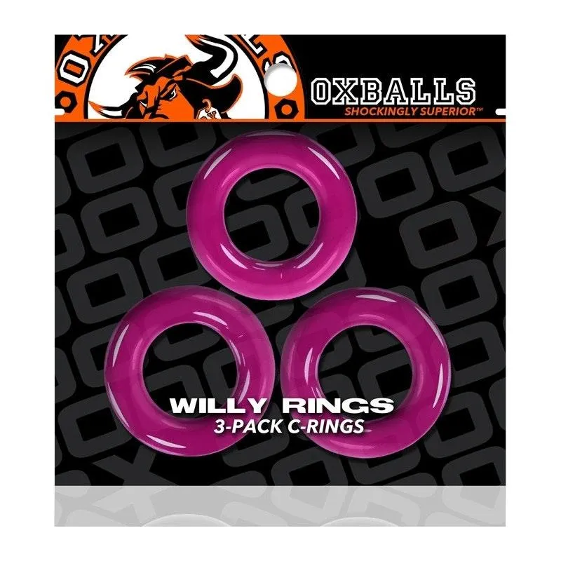 Willy Rings Hot Pink