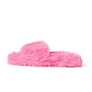 Zsa Zsa Hot Pink Faux Fur Slides